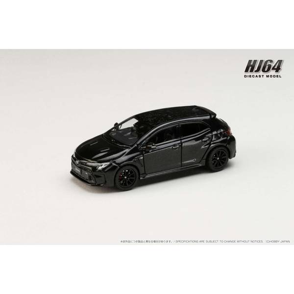 1/64 トヨタ GRカローラ RZ プレシャスブラックパール 完成品ミニカー HJ641067BK