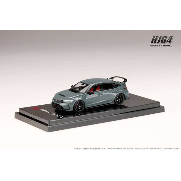 1/64 ホンダ シビック タイプR FL5 ソニックグレーマイカ 完成品ミニカー HJ643063GM