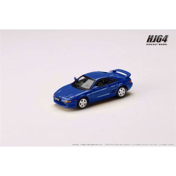 1/64 トヨタ MR2 SW20 GT-S 1993 ストロングブルーメタリック 完成品ミニカー HJ643045SBL