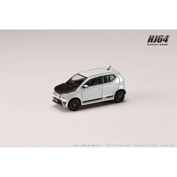 1/64 スズキ アルト ワークス HA36S カーボンボンネット カスタム パールホワイト 完成品ミニカー HJ641070CW