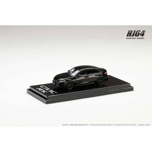 1/64 ホンダ シビック RS クリスタルブラックパール 完成品ミニカー HJ642046ABK