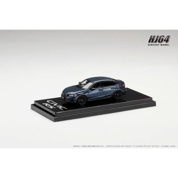 1/64 ホンダ シビック RS シーベッドブルーパール 完成品ミニカー HJ642046ABL