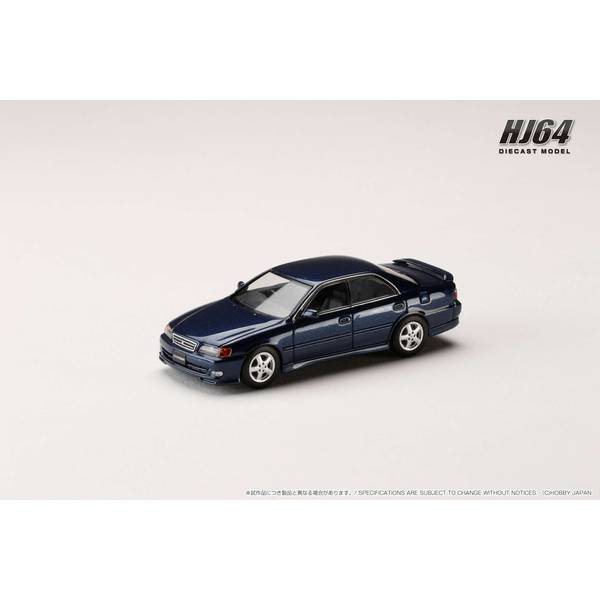 1/64 トヨタ チェイサー ツアラー V JZX100 1998 ダークブルーマイカ 完成品ミニカー HJ642072DBL