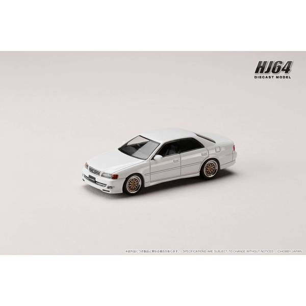 1/64 トヨタ チェイサー ツアラー V JZX100 1998/JDM STYLE スーパーホワイト II 完成品ミニカー HJ644072W