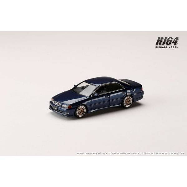 1/64 トヨタ チェイサー ツアラー V JZX100 1998/JDM STYLE ダークブルーマイカ 完成品ミニカー HJ644072DBL