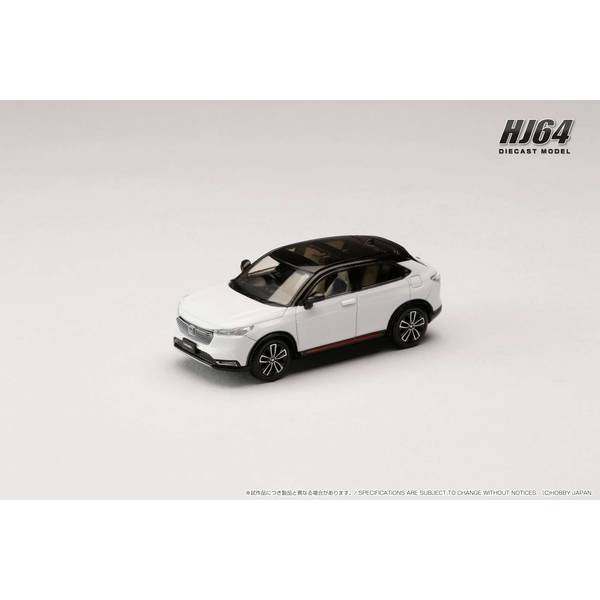 1/64 ホンダ VEZEL e: HEV PLaY プレミアムサンライトホワイト・パール 完成品ミニカー HJ642071SW