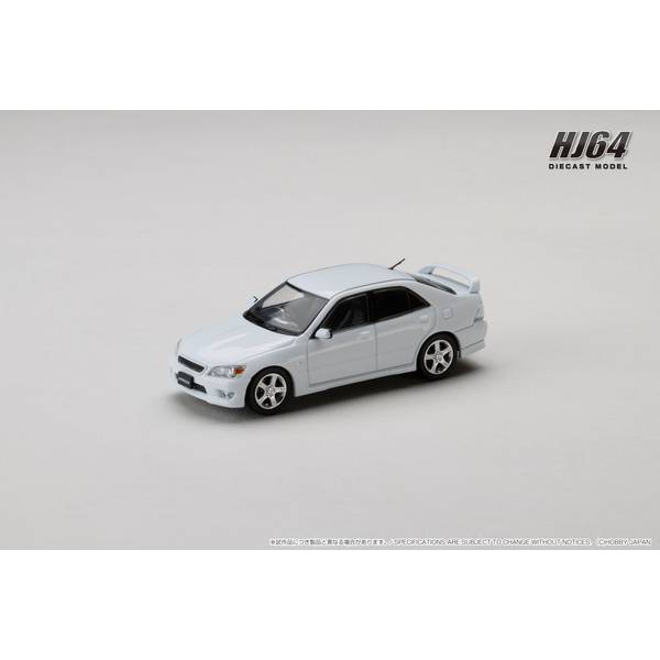 1/64 トヨタ アルテッツァ RS200 E10 1998 純正オプション装着車 スーパーホワイトII 完成品ミニカー HJ642080BW