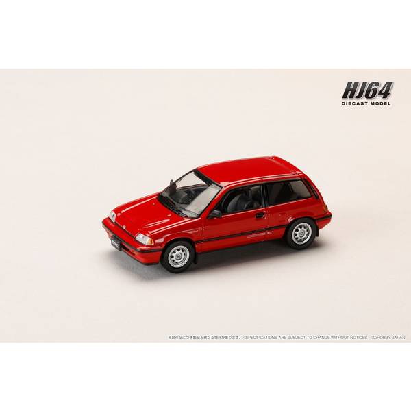 1/64 ホンダ シビック AT LATE VERSION レッド 完成品ミニカー HJ642029R