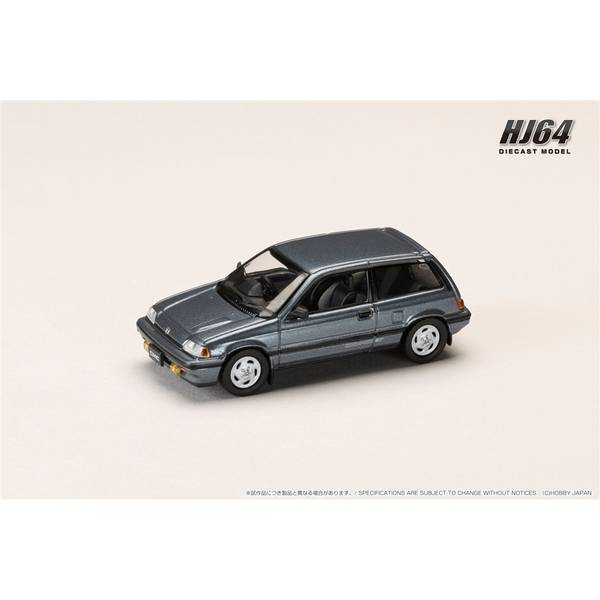 1/64 ホンダ シビック AT LATE VERSION/純正オプションパーツ付 ブルー 完成品ミニカー HJ643029BL