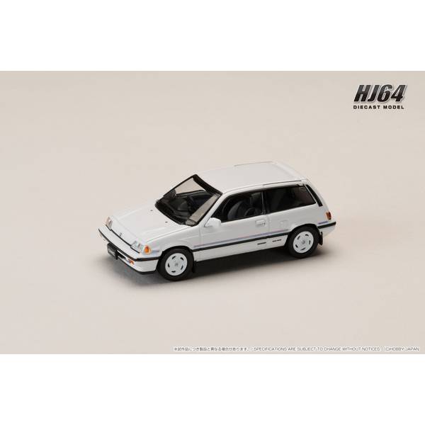 1/64 ホンダ シビック AT LATE VERSION/SPECIAL EDITION ホワイト 完成品ミニカー HJ643029FW