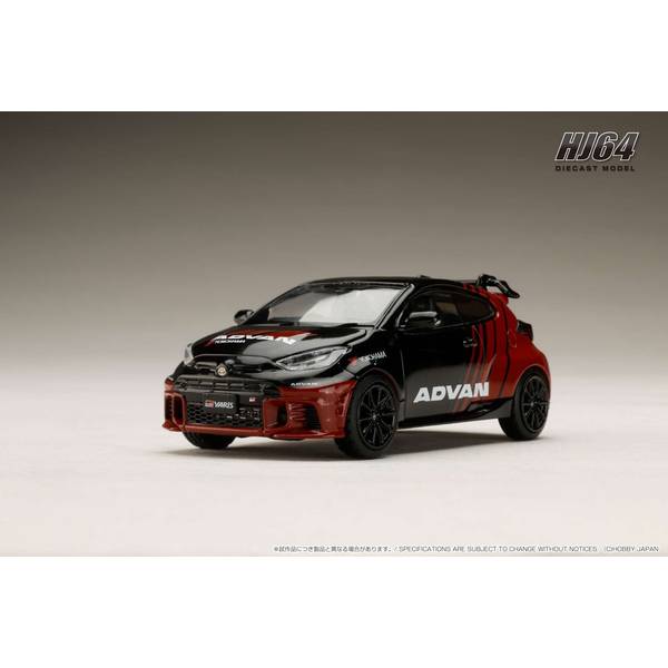 1/64 トヨタ GRヤリス 2024 YOKOHAMA ADVAN COLOR 完成品ミニカー HJ643087AV