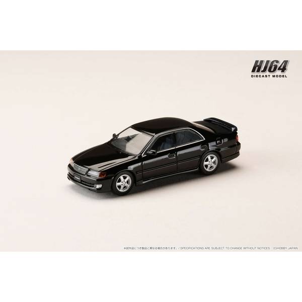1/64 トヨタ チェイサー ツアラーV JZX100 アーリーバージョン 1996 ブラック カスタマイズカラー 完成品ミニカー HJ641072BK