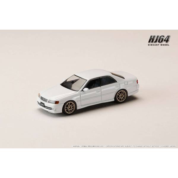1/64 トヨタ チェイサー ツアラーV JZX100 アーリーバージョン 1996 JDM STYLE 10スポーク ホワイト 完成品ミニカー HJ645072AW