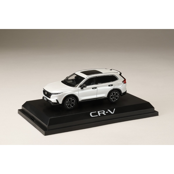 1/43 ホンダ CR-V e:HEV RS ブラックエディション プラチナホワイト・パール 完成品ミニカー HJ431012W
