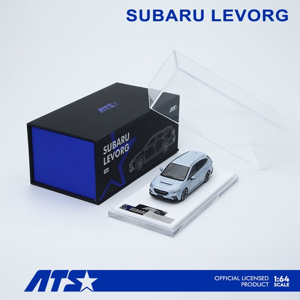 【9月予約】1/64 スバル レヴォーグ クールグレーカーキ 完成品ミニカー ATS880304