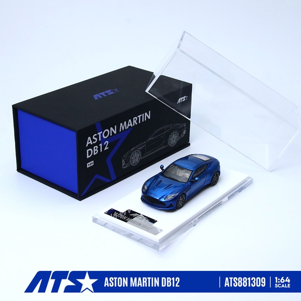 【10月予約】1/64 アストンマーチン DB12 メタルブルー 完成品ミニカー ATS881309