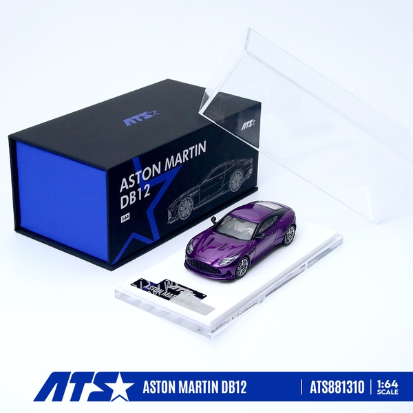 【10月予約】1/64 アストンマーチン DB12 メタルパープル 完成品ミニカー ATS881310