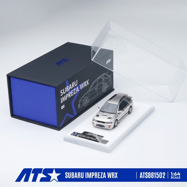【12月予約】1/64 スバル インプレッサ WRX グレー 完成品ミニカー ATS881502