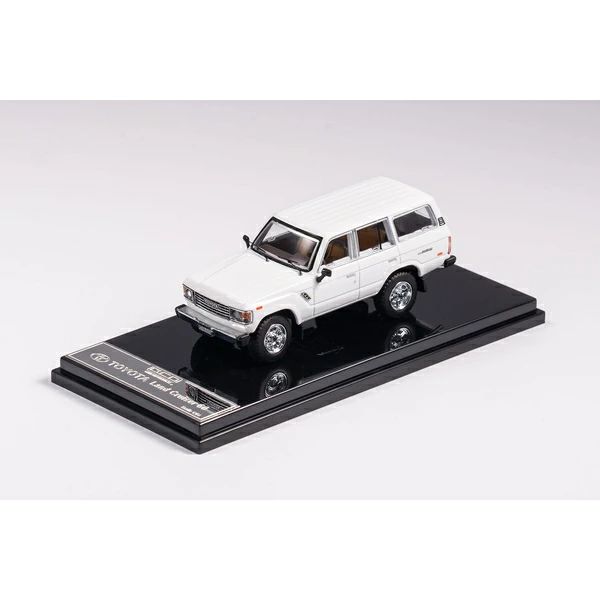 1/64 トヨタ ランドクルーザー 60 左ハンドル仕様 ホワイト 完成品ミニカー KS-029-88