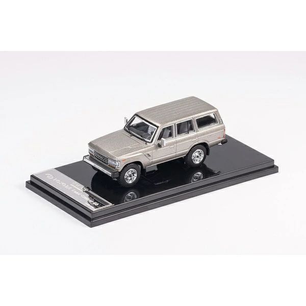 1/64 トヨタ ランドクルーザー 60 左ハンドル仕様 グレー 完成品ミニカー KS-029-90