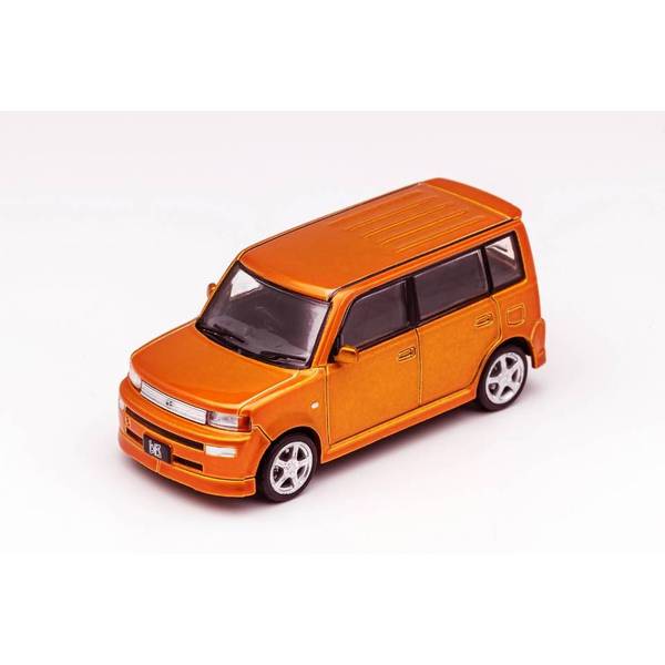 1/64 トヨタ bB オレンジ 右ハンドル仕様 完成品ミニカー LL-015-58
