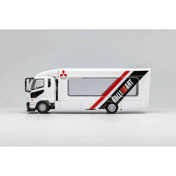 1/64 ミツビシ ふそう トラック 三菱 RALLIART 完成品ミニカー KS063-293