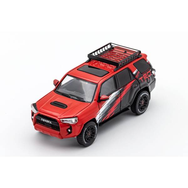 1/64 トヨタ 4ランナー TRDプロ 2022 左ハンドル仕様 TRD レッド/ブラック 完成品ミニカー KS059-347