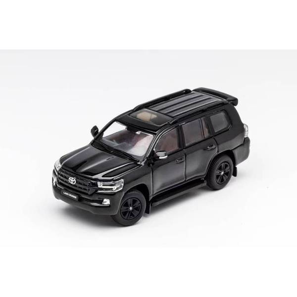 1/64 トヨタ ランドクルーザーLC200 Backpack version ブラック 左ハンドル仕様 完成品ミニカー KS072-334