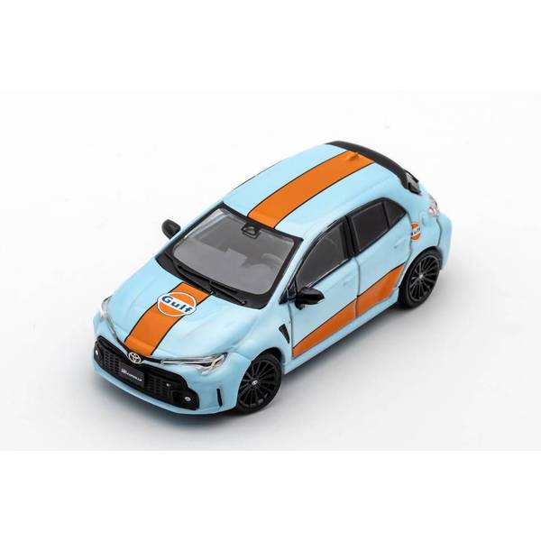 1/64 トヨタ GRカローラ 左ハンドル仕様 ガルフ ライトブルー 完成品ミニカー KS041-366