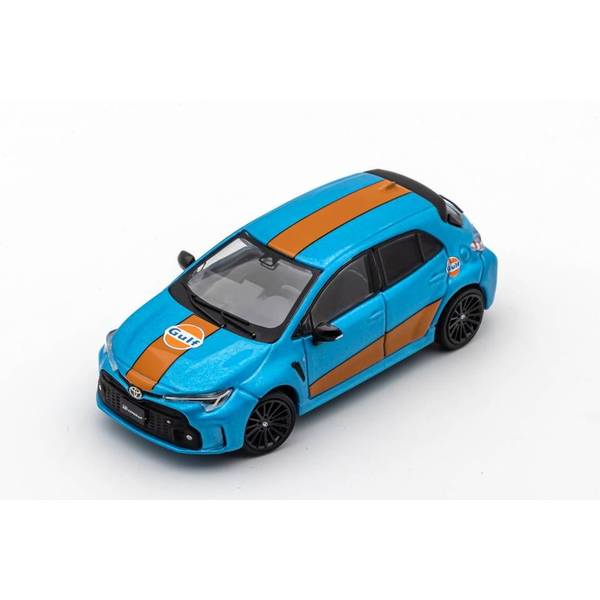 1/64 トヨタ GRカローラ 左ハンドル仕様 ガルフ ブルー 完成品ミニカー KS041-367