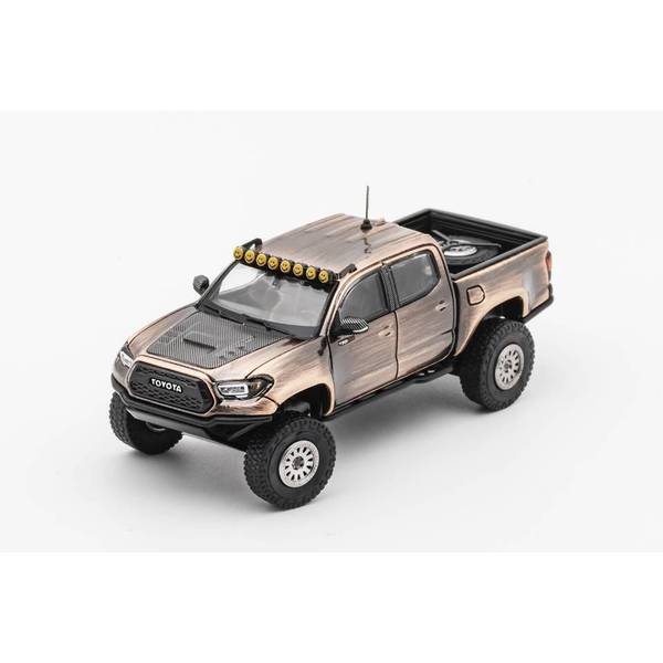 1/64 トヨタ タコマ TRD Pro ワイドボディ 左ハンドル仕様 ブラッシュブロンズ 完成品ミニカー KS060-375