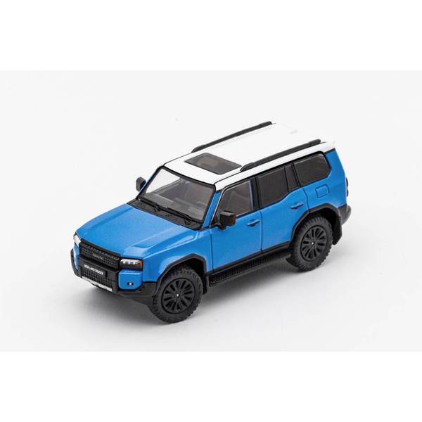 1/64 トヨタ ランドクルーザー プラド 250 左ハンドル仕様 ブルー 完成品ミニカー KS057-421