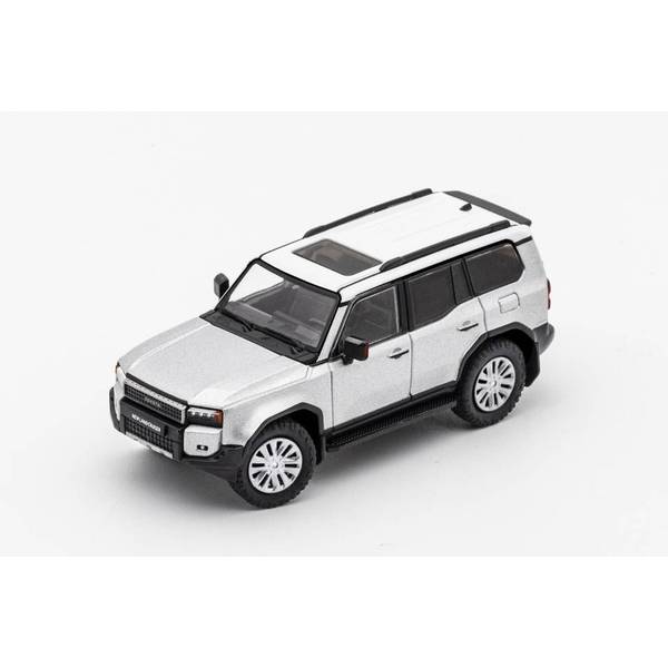 1/64 トヨタ ランドクルーザー プラド 250 左ハンドル仕様 シルバー 完成品ミニカー KS057-422