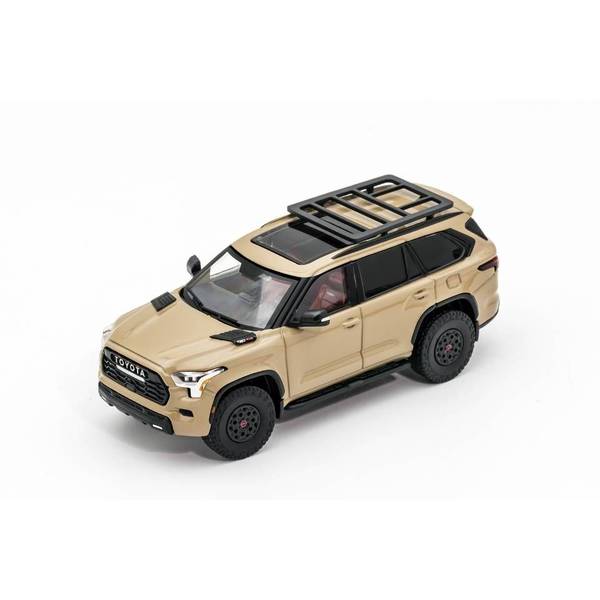 1/64 トヨタ セコイア TRD PRO 左ハンドル仕様 マッドイエロー 完成品ミニカー KS068-439