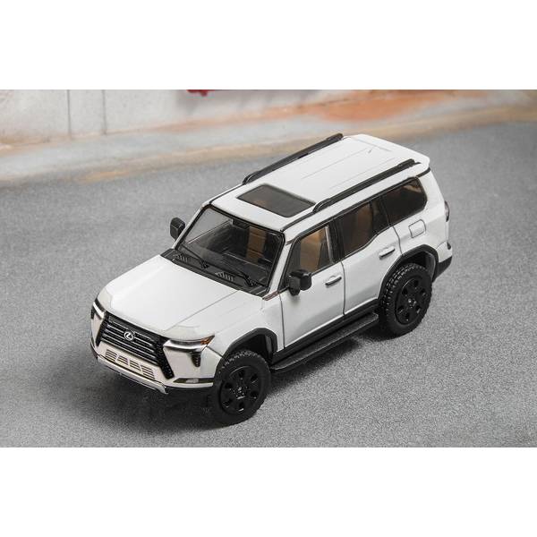 1/64 レクサス GX550 ホワイト 完成品ミニカー KS074-466