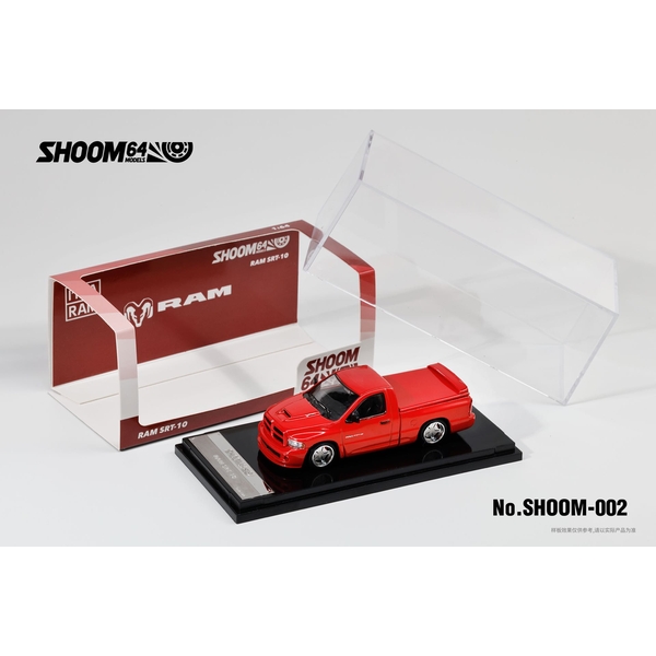 【11月予約】1/64 ダッジラム SRT-10 レッド 完成品ミニカー SHOOM-103-002