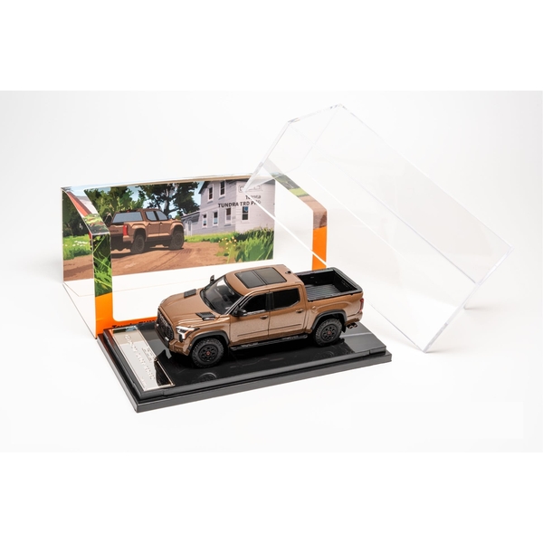 【11月予約】1/64 トヨタ タンドラ TRD PRO ブラウン 左ハンドル仕様 完成品ミニカー KS-064-584
