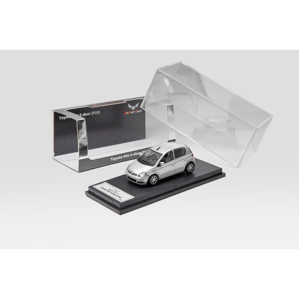 【2月予約】1/64 トヨタ ヴィッツ 5ドア P10 左ハンドル仕様 シルバー 完成品ミニカー LL-077-355