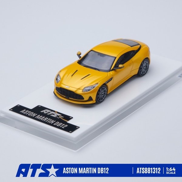 【2月予約】1/64 アストンマーチン DB12 メタルイエロー 完成品ミニカー ATS881312