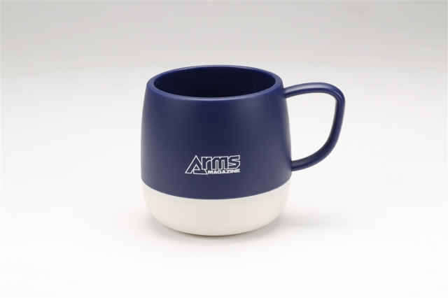 アームズマガジン アウトドアマグカップ ブルー ミリタリーグッズ AM2007