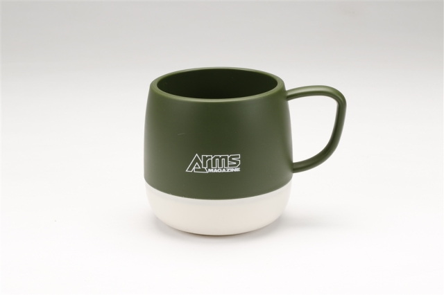 アームズマガジン アウトドアマグカップ グリーン ミリタリーグッズ AM2007