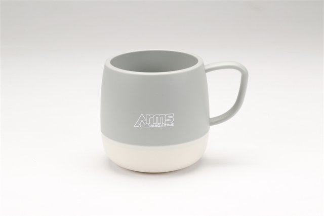 アームズマガジン アウトドアマグカップ グレー ミリタリーグッズ AM2007