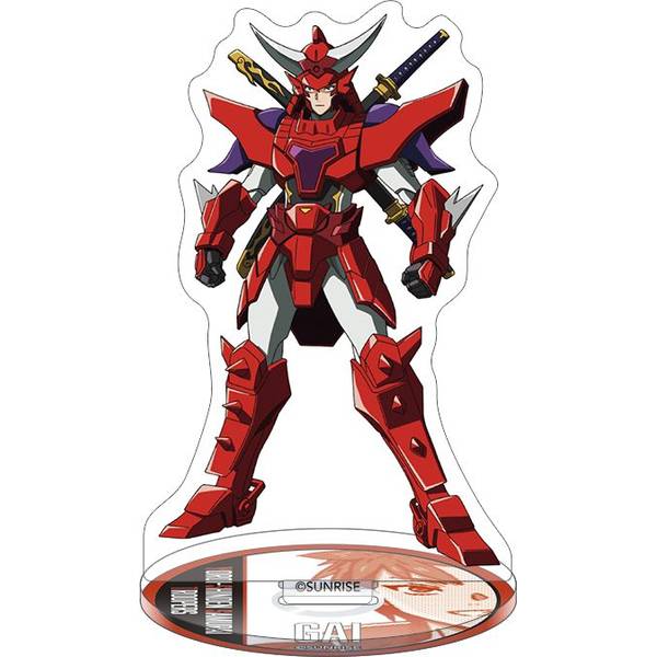 鎧真伝サムライトルーパー CD風アクリルスタンド／凱 キャラグッズ 4550621442193【在庫品】