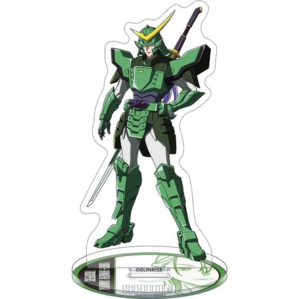 鎧真伝サムライトルーパー CD風アクリルスタンド／石田 紫音 キャラグッズ 4550621442230【在庫品】