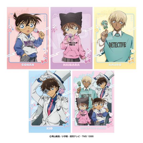 名探偵コナン ポストカードセット(ロリポップ) ５枚入り (再販品) キャラグッズ 4570159287387【在庫品】