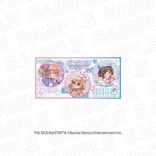 アイドルマスター シンデレラガールズ×アイドルマスター ミリオンライブ！ 描き下ろしグリッター缶バッジセット シンデレラガールズ