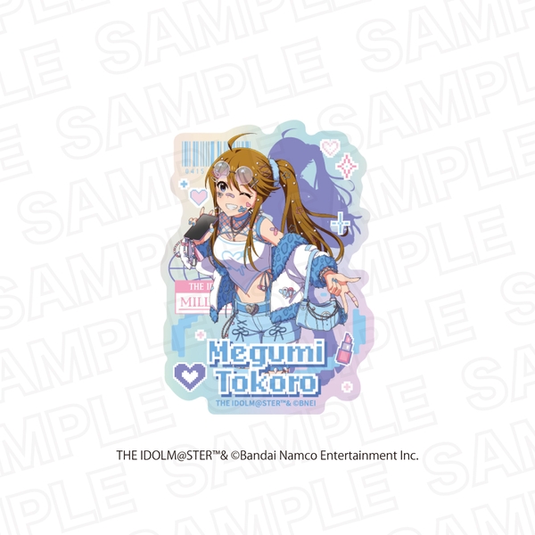 アイドルマスター シンデレラガールズ×アイドルマスター ミリオンライブ！ オーロラステッカー 所 恵美