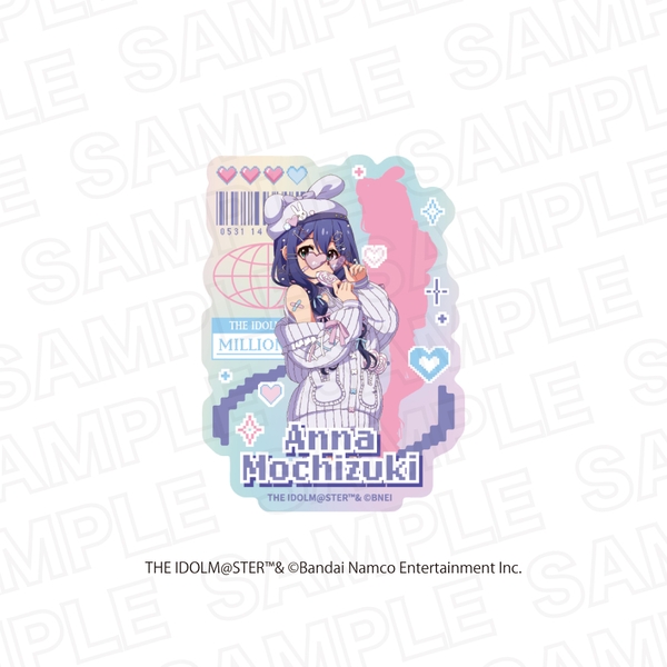 アイドルマスター シンデレラガールズ×アイドルマスター ミリオンライブ！ オーロラステッカー 望月 杏奈