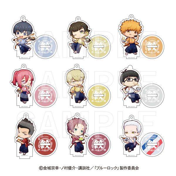 ブルーロック×肉汁餃子のダンダダン トレーディングアクリルスタンドチャームB 9個入BOX キャラグッズ 4582741300992 【在庫品】