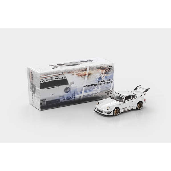 【11月予約】1/64 RWB ポルシェ 930 カミワザホワイト 完成品ミニカー MM64-RWB930-002